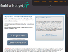 Tablet Screenshot of budget.townofwindsorct.com